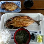 杉国商店 - 鯖とあじの定食