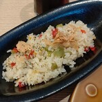 洋食レストラン ソラーレ・ドーノ - ●ﾗﾝﾁｾｯﾄ 魚介のｽｰﾌﾟﾊﾟｽﾀ (ｻﾗﾀﾞ･ｶﾞｰﾘｯｸﾗｲｽ･ﾄﾞﾘﾝｸ付)=1,480円 2019年12月