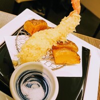 函館うに むらかみ 日本生命札幌ビル店 - 熟成インカの目覚めの唐揚げとズワイ蟹天婦羅