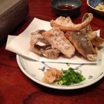 暮六つ居酒屋 - 鰈の唐揚げ