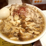 塩生姜らー麺専門店 MANNISH - 限定：引き算の味わいからのぉ～ キノコまみれ☆