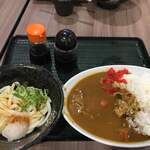 Hanamaru Udon - おろししょうゆとカレー増量のセット