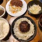 ミートランド～肉嵐土～ - ハンバーグ定食＋蟹クリームコロッケ