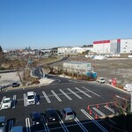 Shokujidokoro Amanogawa - 空の湯2階から見た駐車場
