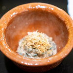 安久 - 京菊菜とえのきの胡麻和え アーモンド