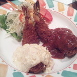 Japanese Dining ゑびすダイニング - 海老フライ・・・二つの味でお楽しみ