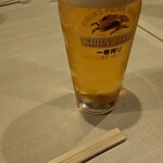 太閤うどん - 生ビール（一番搾り）