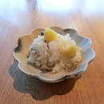 蕎麦 Hajime - 牛蒡と銀杏のおこわ
