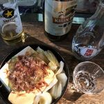 大倉山もつ肉店 - 湯豆腐