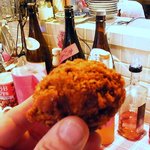 TAPAS桜台 - 牛蔵売店のメンチ（美味B級さんからのプレゼント）