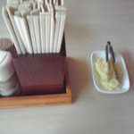 yamamotoudonten - 生姜と割り箸