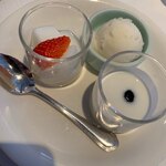 大観苑 - スイーツ三種盛り合わせ