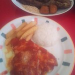 テコテコ - 牛カルビ焼きと鶏のパルメザンカツレツ