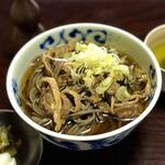 吾妻屋 - 肉そば　¥700