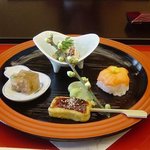 錦水 - 前菜盛り