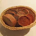 オステリア・エノテカ・ダ・サスィーノ - お替り自由　自家製４種のパン
