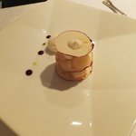 オステリア・エノテカ・ダ・サスィーノ - リンゴのコンポートミルフィーユ仕立て