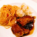 レストランイペア - 豚角煮・シーフードパスタ・ポテトグラタン