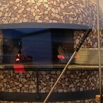 イル メルカンテ - 外から見たピザ窯