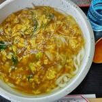 手打ちうどん　芭蕉 - カレーたまごうどん