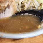ラーメン二郎 - 【再訪】小ラーメン(ニンニク,アブラ)