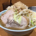 ラーメン二郎 - 【再訪】小ラーメン(ニンニク,アブラ)