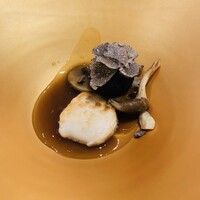 Grand rocher - しらこときのことトリュフ紅茶のコンソメ