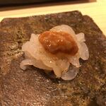 不動前 すし 岩澤 - 白海老の昆布締め