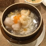 中国料理　桃仙 - 釜入り海鮮あんかけチャーハン