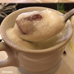 プチレストラン ブーケ・ド・フランス - 鮪の本鮪に山芋のｴｽﾌﾟｰﾏ