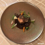 プチレストラン ブーケ・ド・フランス - 梅山豚のﾛﾃｨｰﾙ ﾄﾘｭﾌ掛け