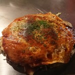 あしあと - お好み焼き完成