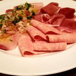 arco - 生ハム・サラミの盛り合わせ