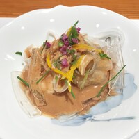 鮨 おさむ - フグのサラダ仕立て