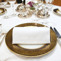 パノラミックレストラン ル・ノルマンディ - 刺繍入りリネン