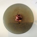 プレゼンテ スギ - 青首ハツと佐倉産レンコンフワンボワーズビネガーのマリネ