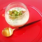 プレゼンテ スギ - 白子を擂り潰して漉したトラフグをガストロバックしてバターソテー