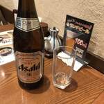 そば酒房 笹陣 - 瓶ビール(中瓶)(660円)