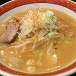 前沢温泉　舞鶴の湯 - 味噌ラーメン700円