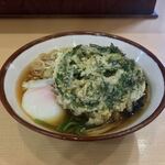 そばの神田 東一屋 - アサソバビンボー！　
      朝そば＋春菊天！