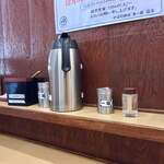 そばの神田 東一屋 - コンディメンツ。