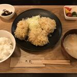 とんかつ成蔵 - 雪室熟成豚のシャ豚ブリアン ３個定食