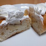 オレンジジャム - バナナサンド(155円)　断面