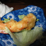 お通しの海老フライ