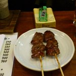 やきとり健歩゛ - ハツ。たれ。