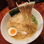 浜堂ラーメン - 麺のリフトアップ