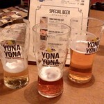 YONA YONA BEER WORKS - アラ呑みかけで失礼（：：）
