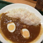 カレーショップ C&C - ゆで卵カレー￥540＋特盛￥200