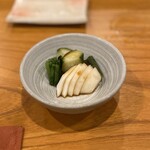 とり喜 - お新香