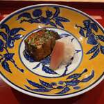 一心鮨 光洋 - 寒鰤の照り焼き、大根おろし